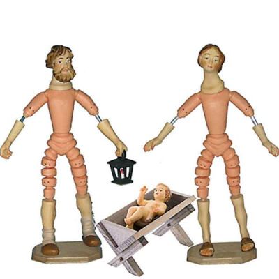 Volkskrippe unbekleidet Lepi